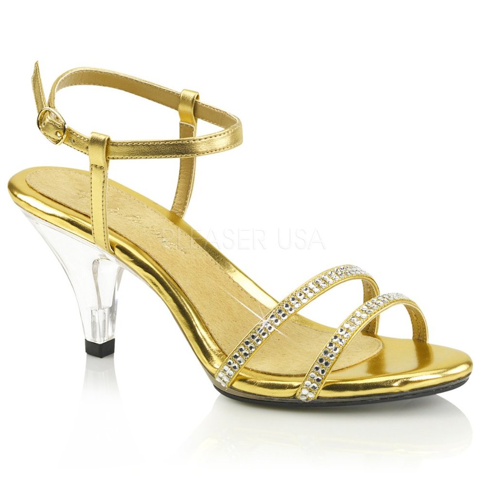 BELLE 316, GOLD METALLIC RHINESTONE
